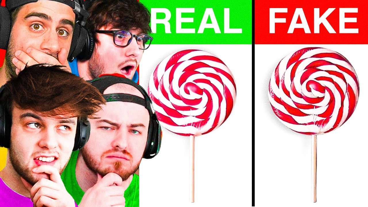 GUESS which is REAL or FAKE! (Challenge) YouTube