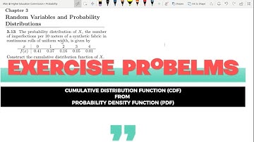 CDF Problem 3.13 | Probability & Statistics for Engineers & Scientists by Walpole | Solution Chap 3