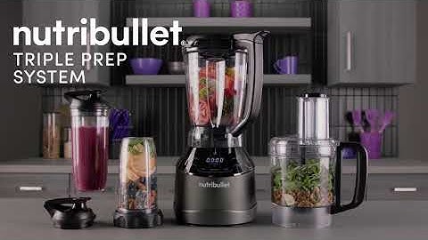 Nutribullet Triple Prep System NBKS50100 Black Home  Kitchen