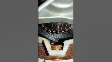 Damaged armature winding