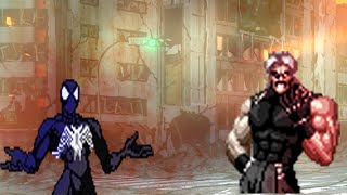 New Spider-Man Symbionte Venom VS New Final Rugal /MUGEN // AI MATCH //