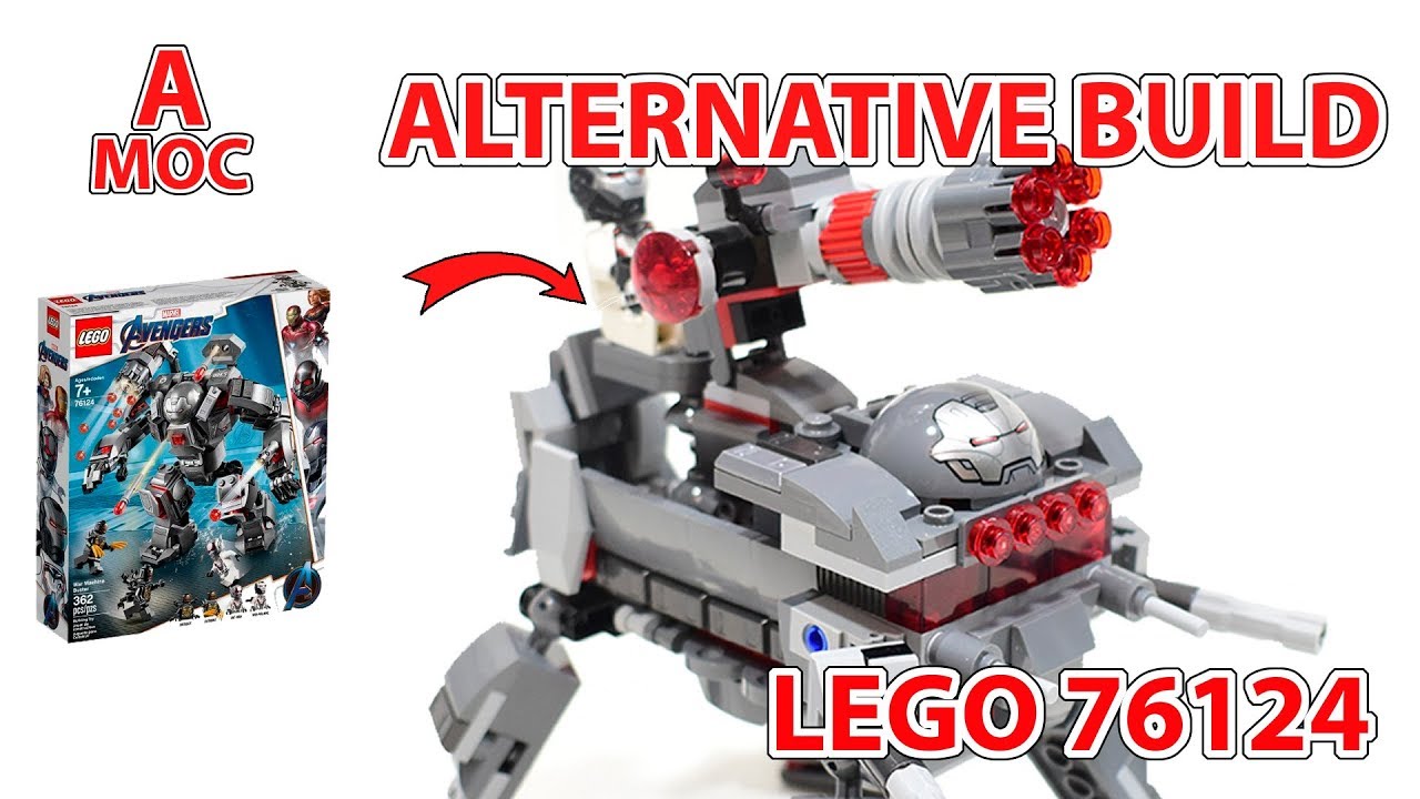 How build War Machine AT-TE Avengers: Endgame LEGO 76124 build [A MOC] - YouTube