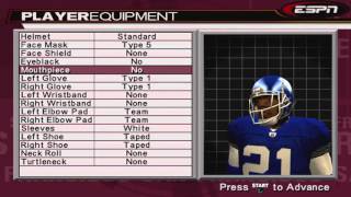 ESPN NFL 2K5 Legend Fantasy Draft and Franchise mode