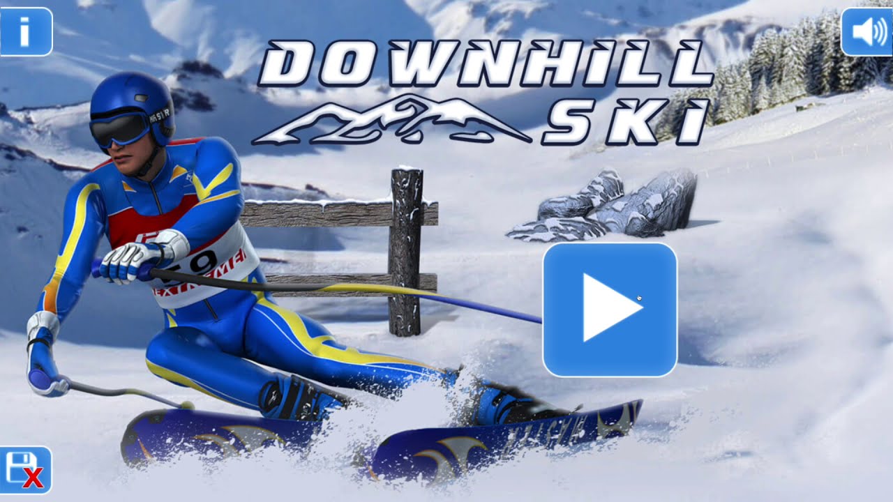Downhill Ski First 2 Levels YouTube