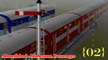 BG And MG Parallel Action || Ahmedabad Maheshan Passenger In Msts Open Rail