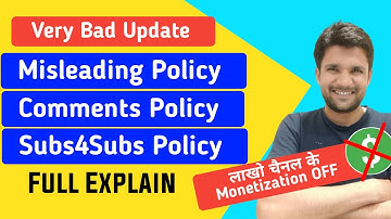 Misleading Title, Description, Tags Full Explain in Details | Scam Policy Update 🔥 | Comment Scam