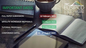 Call for Papers EUSIPCO 2021