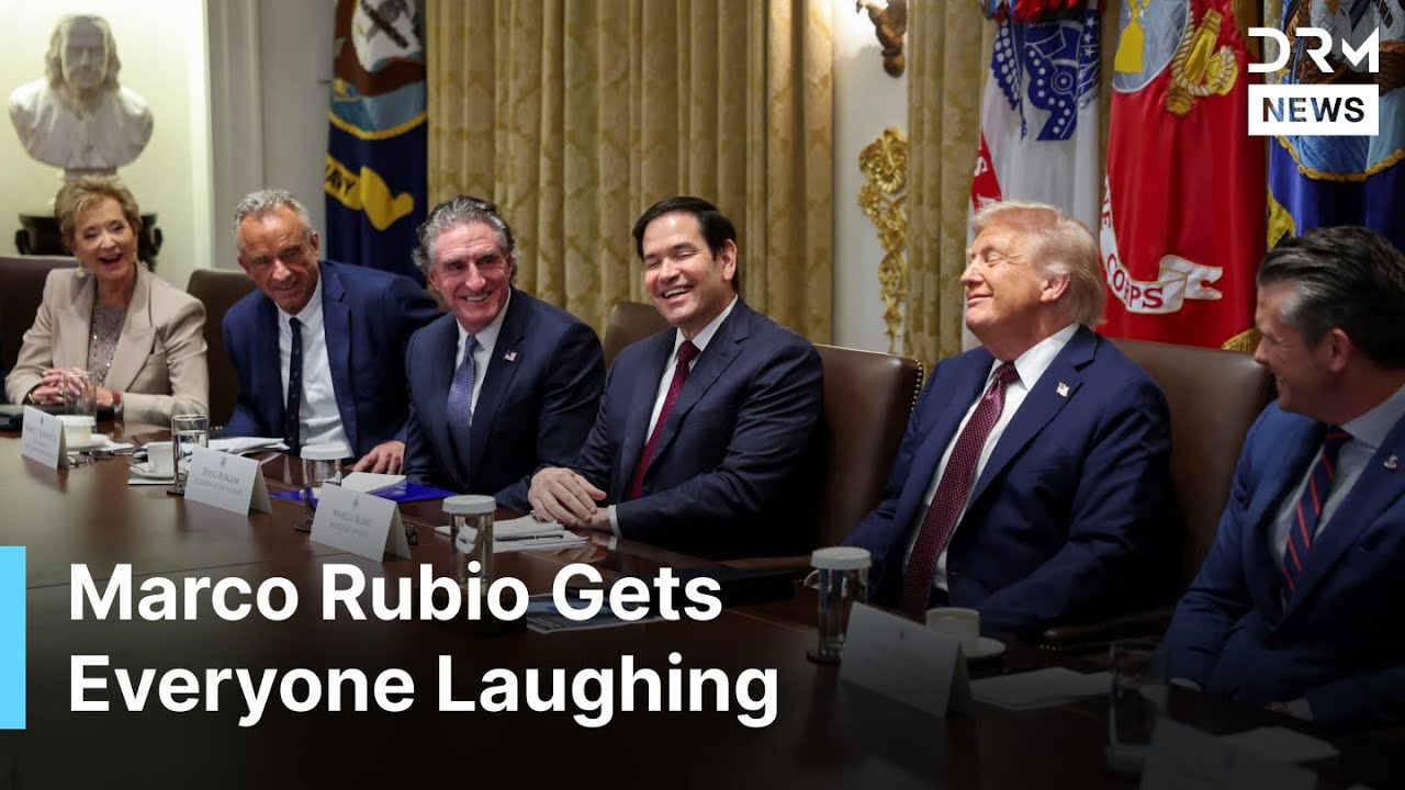 (30) WATCH: Marco Rubio CRACKS JOKES at Trump’s Cabinet Meeting  AC1G - YouTube