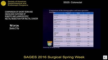 Comparison of Short Term & Oncologic Outcome of Robotic & Laparoscopic Rectal Resection
