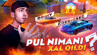 SKIN NIMANI XAL QILADI? 😨 ODDIY MOSHINA VA KOENIGSEG POYGA!!!