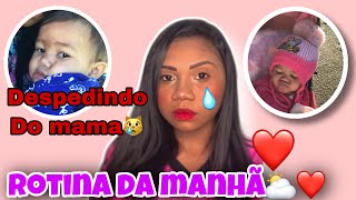 -Rotina Antes De Ir Trabalhar Deixando Bb Que Ainda Mamafaxina Pesada Mãe Aos 15Hy Pamela