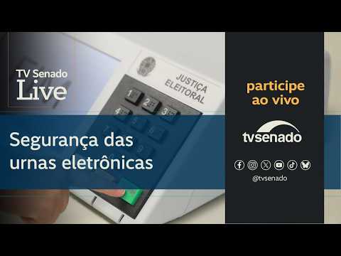Ao vivo | Eleições 2026: a segurança das urnas eletrônicas