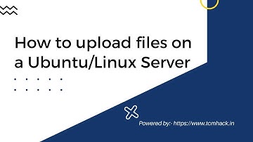 How to upload files on a AWS/Ubuntu/Linux server via command