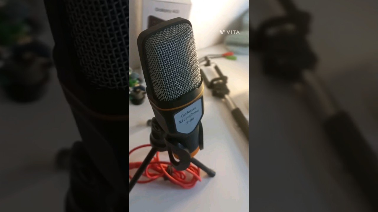 Sf-666 Microfone Condensador da Shopee! 