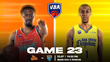 🛑 Trực tiếp VBA 2022 | 22.7.2022 | Game 23 | Da Nang Dragons vs. Nha Trang Dolphins