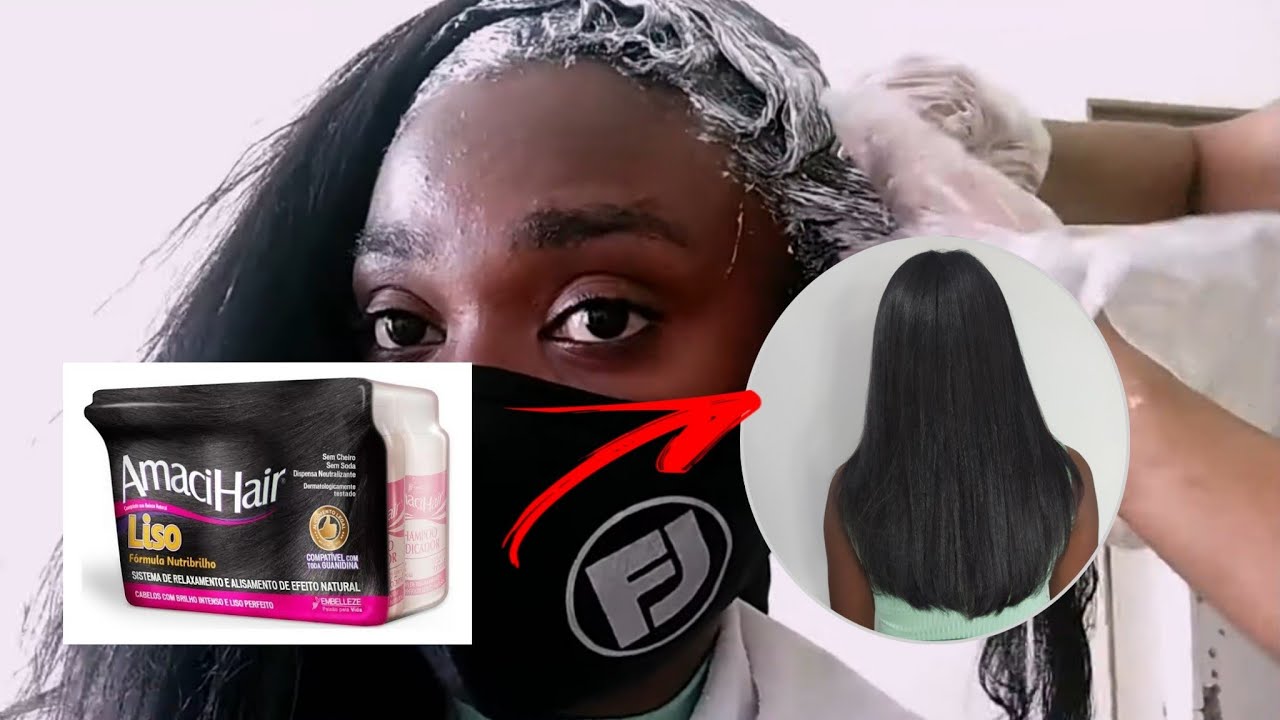 APLICANDO GUANIDINA NO MEU CABELO AMACIHAIR DA EMBELLEZE