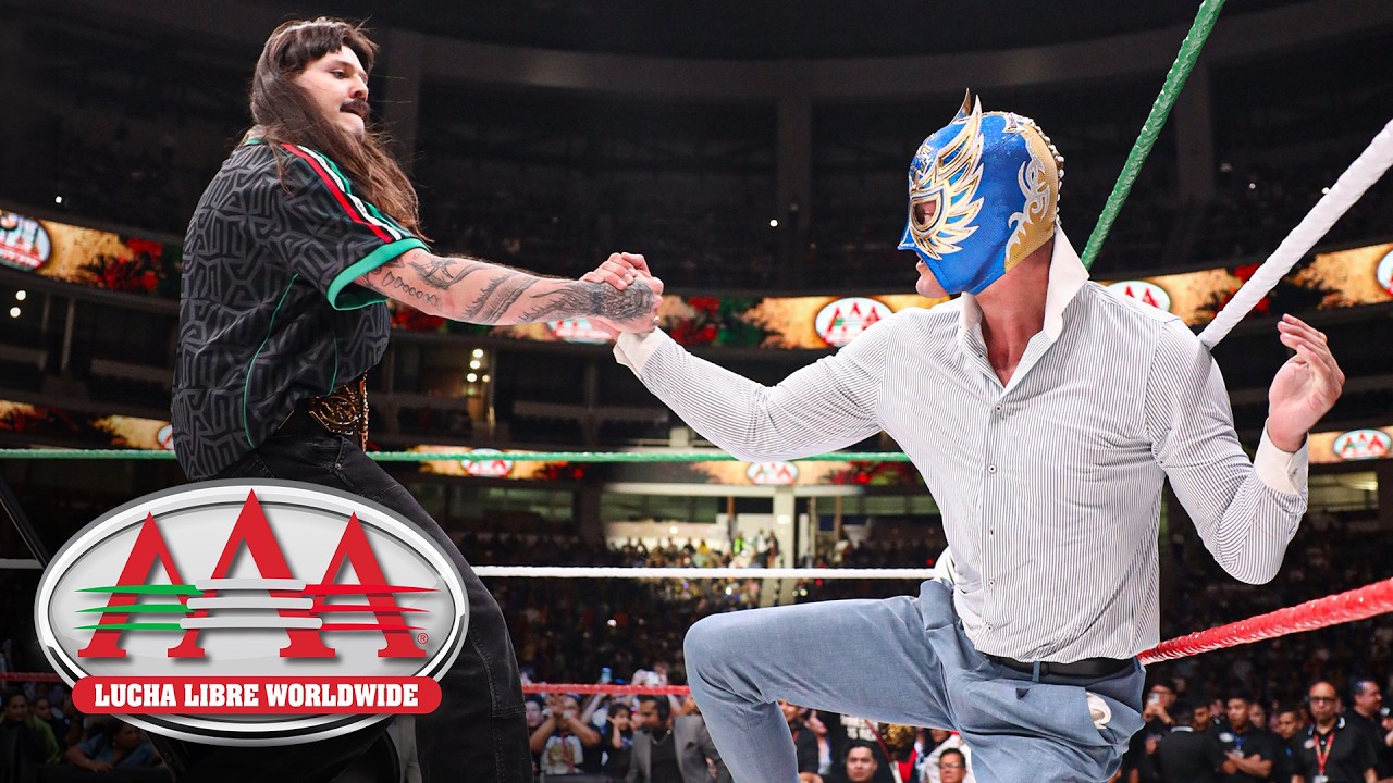 Dominik Mysterio saves El Grande Americano from Perros del Mal: Lucha Libre AAA highlights