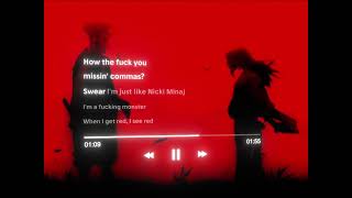 Jayden Starr & TBuckTim - Seeing Red (Anime Lyric Visualizer)