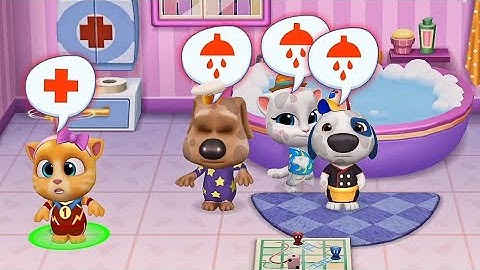 TALKING TOM FRIENDS 😻🛁🚿🐱: UP GAME 2023: PART 41 || WALKTHROUGH, IOS, ANDROID GAMEPLAY, MOBILE GAMES