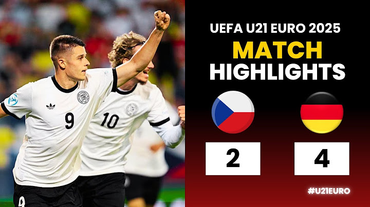 Czechia U21 - Germany U21 | 2-4 | Highlights | UEFA U21 Euro 2025 | Czechia Germany U21