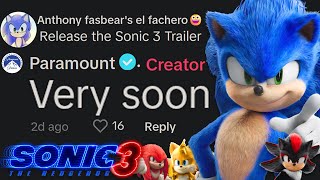 Sonic Movie 3 TRAILER VERY SOON?! [Paramount CONFIRMED!]