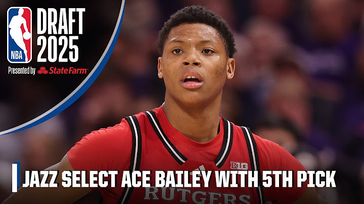 Utah Jazz select Ace Bailey with 5th pick | 2025 NBA Draft Highlights 🎥