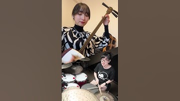 Thumbnail of Higher Ground - 【Sayo Komada🪕✖︎Tarn Softwhip🥁】 #shamisen #和楽器 #弾いてみた #drums  #rock  #guitar  #津軽三味線