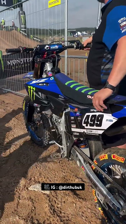 YAMAHA YZ SOUND ON‼️ #shortvideo #motocross #mxgp #dirtbike #mx #yzfamily #twostroke #viralshort