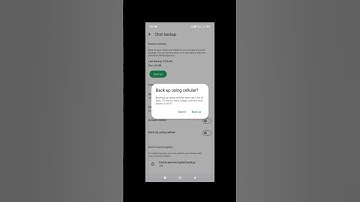 WhatsApp Backup Over Cellular - Backup Error Solved - Cellular Data Pe Backup #whatsapp