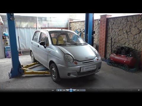 Замена сцепления и заднего сальника коленвала на Daewoo Matiz Дэу Матиз 0,8 2007 года  1часть