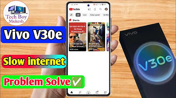 vivo v30e me internet ki speed kaise badhaye, vivo v30e internet setting