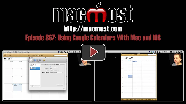 Using Google Calendars With Mac and iOS (MacMost Now 867)