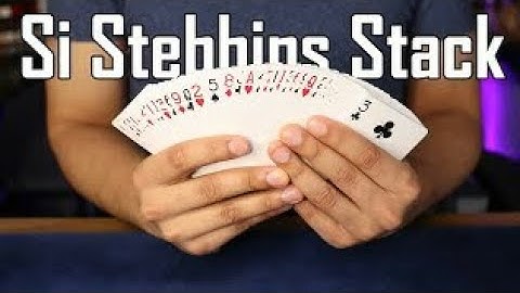 si stebbins stack ACAAN card trick tutorial