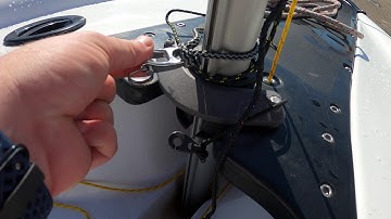 Boom Vang Attachment to the Boat