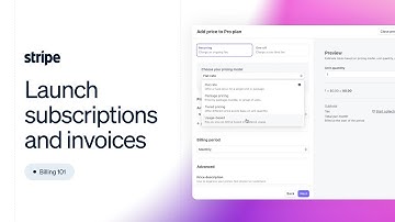 Billing 101: Launch subscriptions and invoices