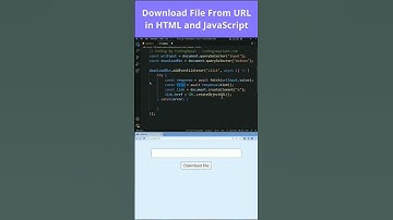 Download File from URL in HTML AND JAVASCRIPT || #shorts #programming #webdevelopment #coding