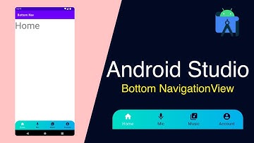 Custom Bottom NavigationView in Android Studio using Java | Aditya Tech Developers