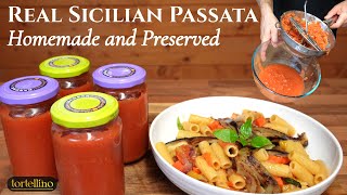 How to Make Real Sicilian Passata – Homemade and Preserved