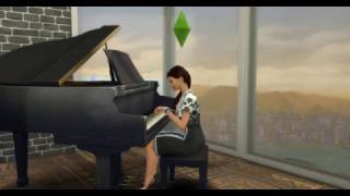 Video thumbnail of "The Sims 4｜Pancake's End sung on Piano"