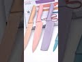 Durable stainless steel + aesthetic colors—perfect for everyday slicing, chopping, and prepping!