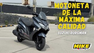 Suzuki BURGMAN 125 REVIEW | Top Quality Scooter | MIKE MP Suzuki Burgman 125 Precio Mexico