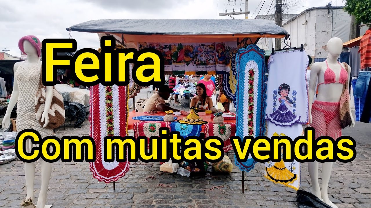 (Mais uma feira )com muitas vendas🤑 vem conferir