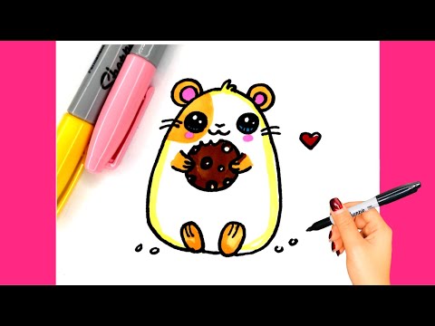 Video Dạy vẽ chuột Hamster/How to Draw a Hamster Super... - youtube