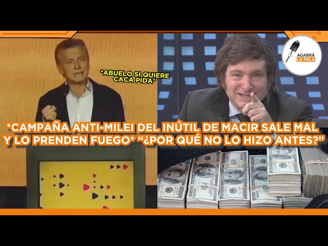 MACRI HIZO CAMPAÑA ANTI-MILEI PERO LE SALIÓ MUY MAL Y QUEDÓ EN RIDÍCULO: "¿POR QUÉ NO LO HIZO ÉL?"