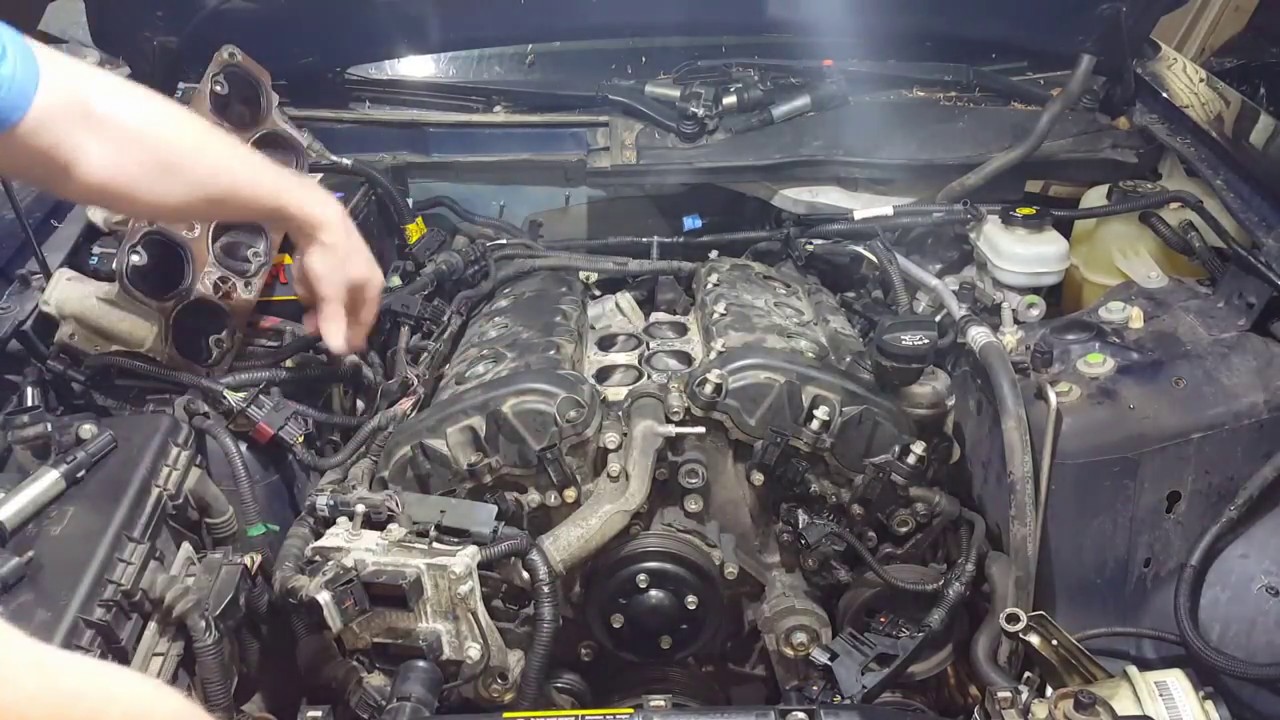 06 CTS 2.8L Timing chain job. Part 5 valve covers YouTube