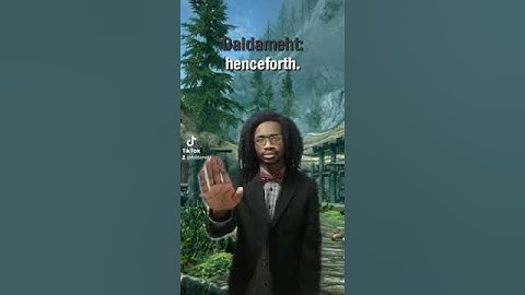 Skyrim NPC tells you to touch grass