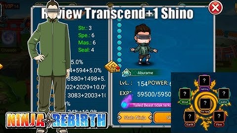 Review Transcend +1 Shino & Scroll #ninjarebirth