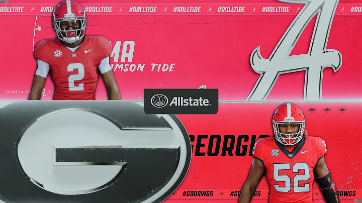 Alabama vs Georgia | College Football 26 Gameplay