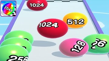 Ball Run 2048 ! All Levels Gameplay (741-745) android, ios