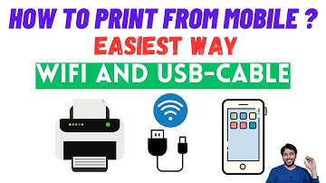 How to Print from Mobile Phone ? Wireless and with USB Cable | Nokoprint | Wifi Printing